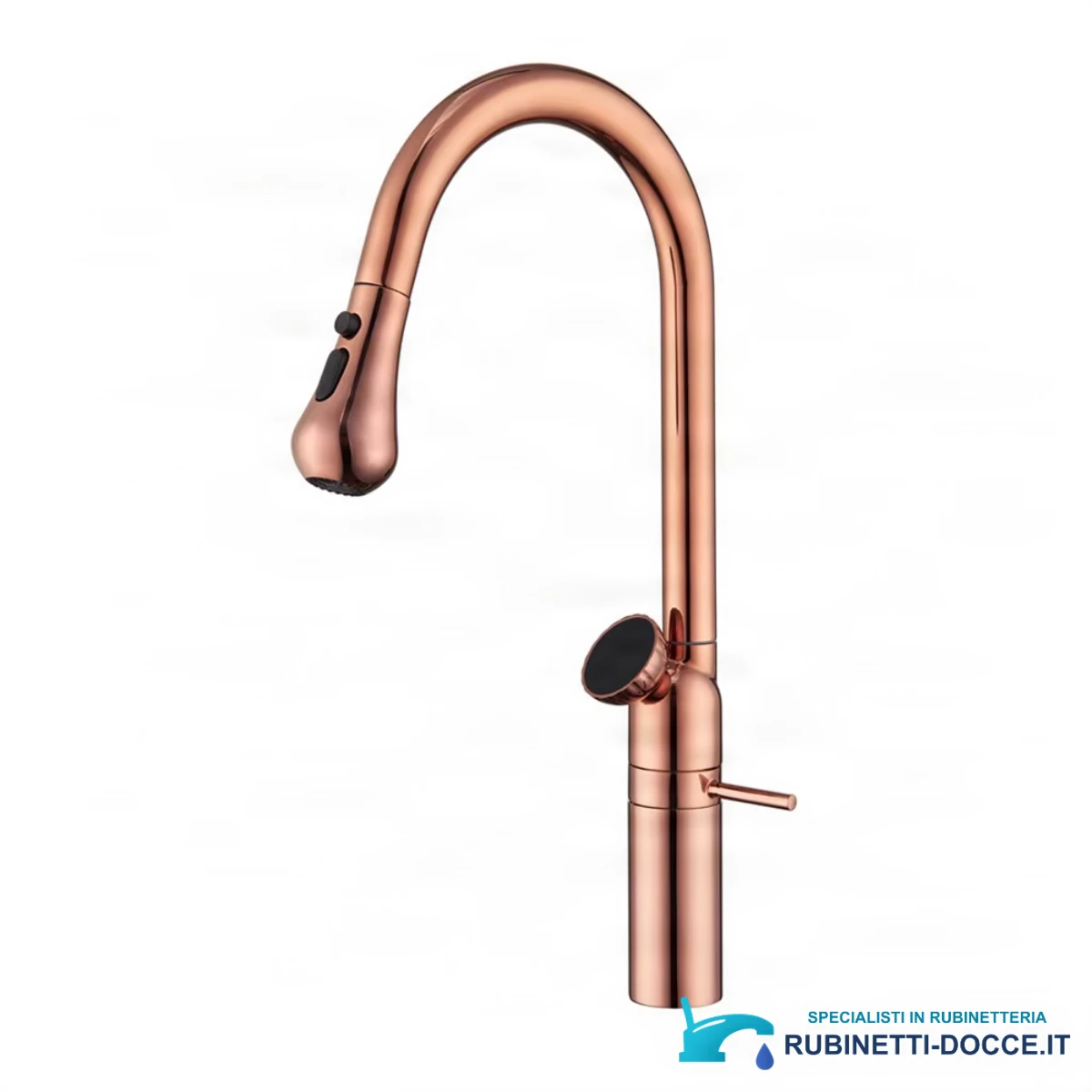 Miscelatore cucina ELITE EDITION KF1694 con finitura oro rosa lucido