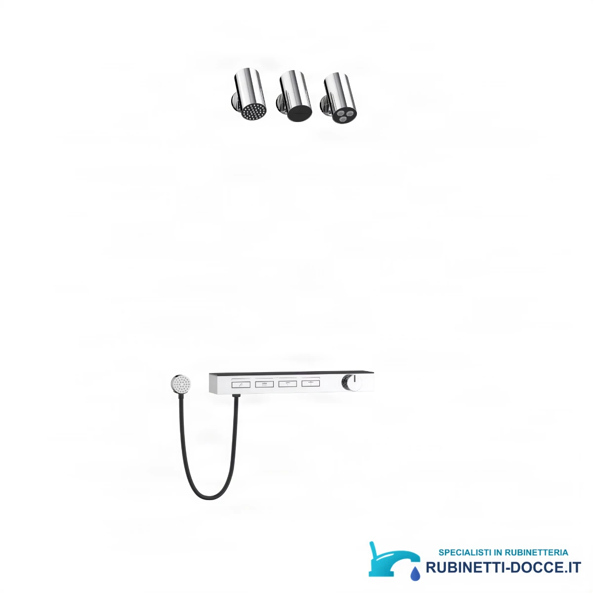 Miscelatore doccia incasso 4 funzioni ELITE EDITION BSC1620 — opzione finitura cromata