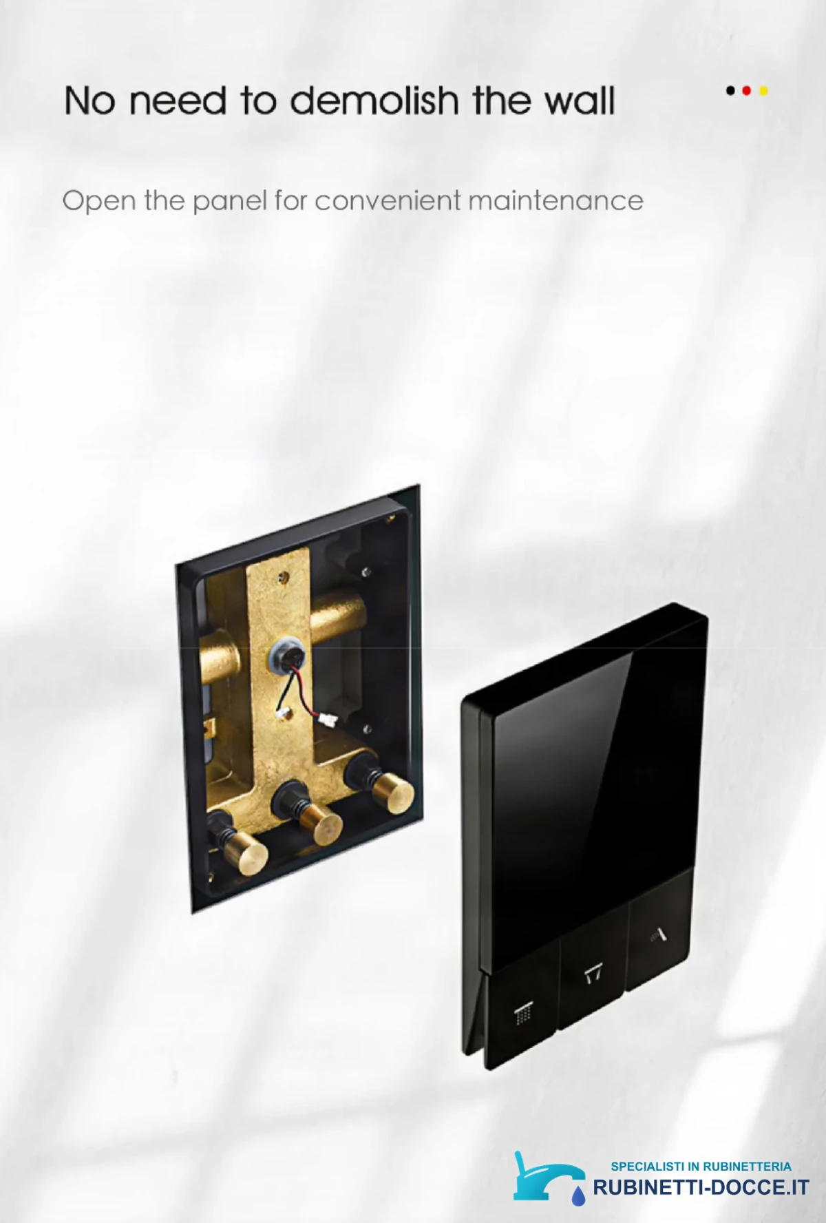Sistema doccia a incasso ELITE EDITION BCS1721 termostatico, multigetto e a cascata in più finiture