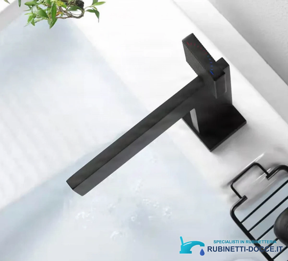 Rubinetto da bagno ELITE EDITION BS1420 in ottone con getto a cascata, disponibile in più finiture